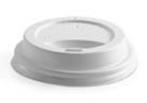 BioCup lid, biodegradable, compostable, white 12oz