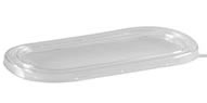 BioCane takeaway container lid, compostable, made from sugarcane