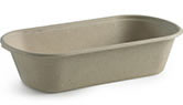 BioCane lunch box, compostable, made from sugarcane pulp