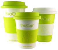 BioPak ByoCups reusable biodegradable and compostable cups